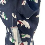 Modcloth  Susan Bee Anthony Dress Polar Bear Print Navy Blue White Size US 8‎ Photo 5