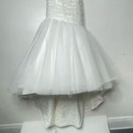 Mikaella Bridal Strapless Mermaid Ivory Wedding Dress Size 4 White Photo 9