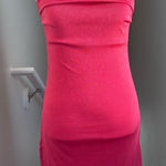 NWT 21 Saints Red Coral Ruched Mini Bodycon Dress Size Medium Christmas NYE Pink Photo 0