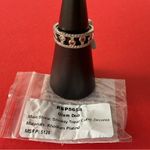 Bomb Party RBP5658 “Glam Doll” Smokey Topaz CZ on Rhodium Size 8 Ring NWT Photo 3