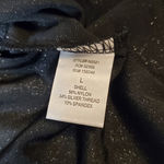 Ny&co NWT Lena NY&C Black Glitter V-Neck Top Long Sleeve Size:L Photo 5