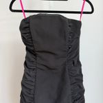 Betsey Johnson Corset Strapless Ruched Mini Dress Y2K Goth Punk Size 2 Party Photo 1