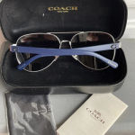 Coach NWT  Aviator Sunglasses New w Tag & Case Photo 1