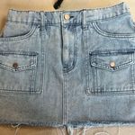 Sincerely Jules Blue Denim Mini Skirt Size 29 Photo 2