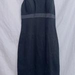 Cache Y2K Black Sleeveless A-line Midi Dress size 4 Photo 0