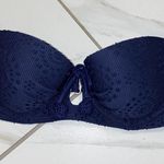 Aerie NWOT Navy Underwire Push Up Bikini Top 32C Photo 0
