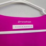 Susana Monaco  Plunge Neck Corset Top In Magenta Photo 2