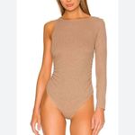 LNA  | Revolve | Bazon Rib Bodysuit in Mushroom Photo 3