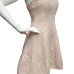 Wow Couture  Women’s Sz 0 Taupe Strapless Sweet Heart Neckline Mini Lined Dress Photo 1