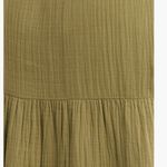 Madewell NWT Lightspun Tiered Button Front Midi Dress (Plus Size) 22W, TUNDRA Photo 6