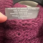 Wooden Ships Purple Cowl Neck Knit Sweater Dress Size S/M Photo 3