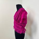 Free People Pink Tulle Sheer Top M Photo 2