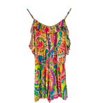 Lilly Pulitzer Fenella ruffle shoulder romper size small Photo 2