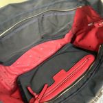 Kate Spade  New York Nylon Tote Black Red Size Medium Small Flaw‎ Pictured Photo 5