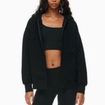 Aritzia TNA full zip oversized black hoodie Photo 0