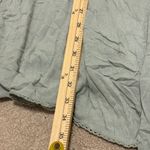 Free People Mohave Floral Embroidered Long-Sleeve Dress Size Large Sage Green Photo 11