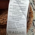 Madewell Pointelle Bubble-Sleeve Pullover Sweater Rust Brown Terra Cotta Medium Photo 8