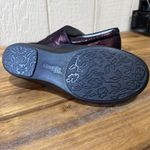 Alegria  Lauren Women's Burgundy Metallic Leather Clogs Shoes Sz‎ 38W US 8-8.5 Photo 5