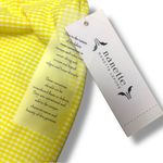 NWT Nanette Lepore Yellow White Gingham Dress Shorts Photo 5