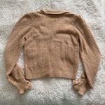 We The Free  Snowdrift Henley Camel Knit Sweater Photo 1