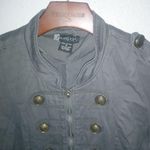 Passport M Cotton Military Army Green Zip Front Shacket Light Jacket Size M Photo 1