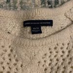 American Eagle  outfitters Cotton knit White/Cream sweater Photo 1