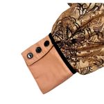 Honey Punch Button Front Lace Pink Black Top Blouse XS Baddie Sheer Delicate NWT Photo 4