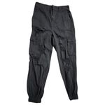 Forever 21  Black Distressed Cargo Pants – Women’s Utility Joggers Medium Photo 1