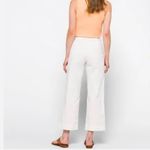 Marine layer Bridget Slim Wide Leg Crop White Pant Size 14 NWT Photo 1