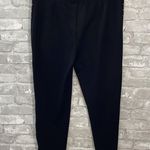 Chico's Zenergy Black Striped Beaded Pull On Pants Photo 3