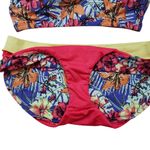 Chamela Floral Bikini Swimsuit Womens Small Two Piece Lined Swimwear Photo 6