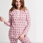 Roller Rabbit  Monkey Print Long Sleeve Pajama Top Photo 4
