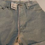 Urban Renewal  wrangler Jean shorts Denim Light wash Cuffed Women’s XS High rise Photo 8