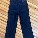 Everlane The Wide Leg Crop Jean Button Front in Black Size 26 Photo 3