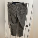 Talbots  New Flawless High Waist Slimming Straight Leg Black White Gingham 18W Photo 8