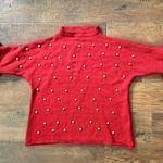SheIn brick red faux pearls embellished sweater & tiered sleeves, plus size 3X Photo 4