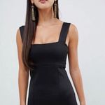 ASOS  square neck midi dress with slit Photo 3