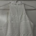 Two Sisters Two Sisters The Label Rivers Dress Size 2 White Lace Illusion Midi Dress Bridal Photo 11