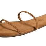 Tkees  Camel Gemma Braid Sandals US 7 Photo 0