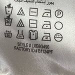 BCBGMAXAZRIA  Gold Metallic Tiered Ruffle Sweater Dress Large Holiday Cocktail Photo 11