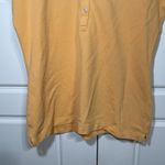 Lilly Pulitzer  Polo Shirt Womens Large Golf Casual Preppy Gold‎ Pink Trim Photo 3