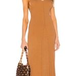 Free People  Sweet as Honey Ribbed Slip Maxi Tank Dress Size Medium Photo 0