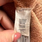 Madewell Women's V-Neck Short Sleeve Peach Knit Top Size M Linen Silk Photo 5