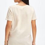 Fabletics NWT Peach Short Sleeve T-Shirt Size Medium 100% Cotton Jersey Tee Photo 1