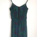 Urban Outfitters  Staring At Stars Blue Green Paisley‎ Sheer Dress Size Sm… Photo 0