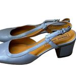 VERONIQUE BRANQUINHO Anthro Lilac Slingback Sandal Size 38 US 7.5 Y2K Style Blue Photo 0