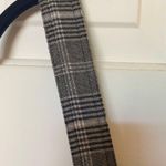 Hollister Grey, Black and White Plaid Flannel Button Front Jumpsuit Photo 6