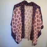 Eyeshadow Open Circle Starburst Kimono White Red Blue Photo 1