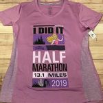 Disney Run 2019 princess half marathon 13.1 “I did it” aurora shirt M -NWT Photo 0