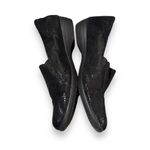 Dansko Farah Black Leather Lizard Reptile Embossed Slip On Loafers Clogs Sz 41 Photo 2